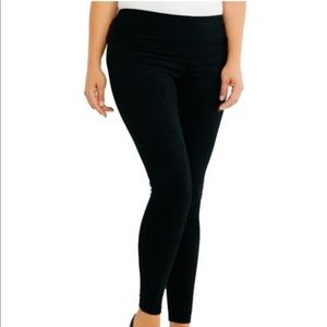 Ruby Ribbon Suedette Leggings Gray